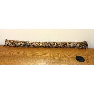 36" Leopard Print Door Window Draft Blocker Stopper New USA Handmade Empty